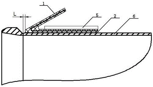 Assembly sealing ring of transitional section of aircraft engine and manufacturing and assembling method