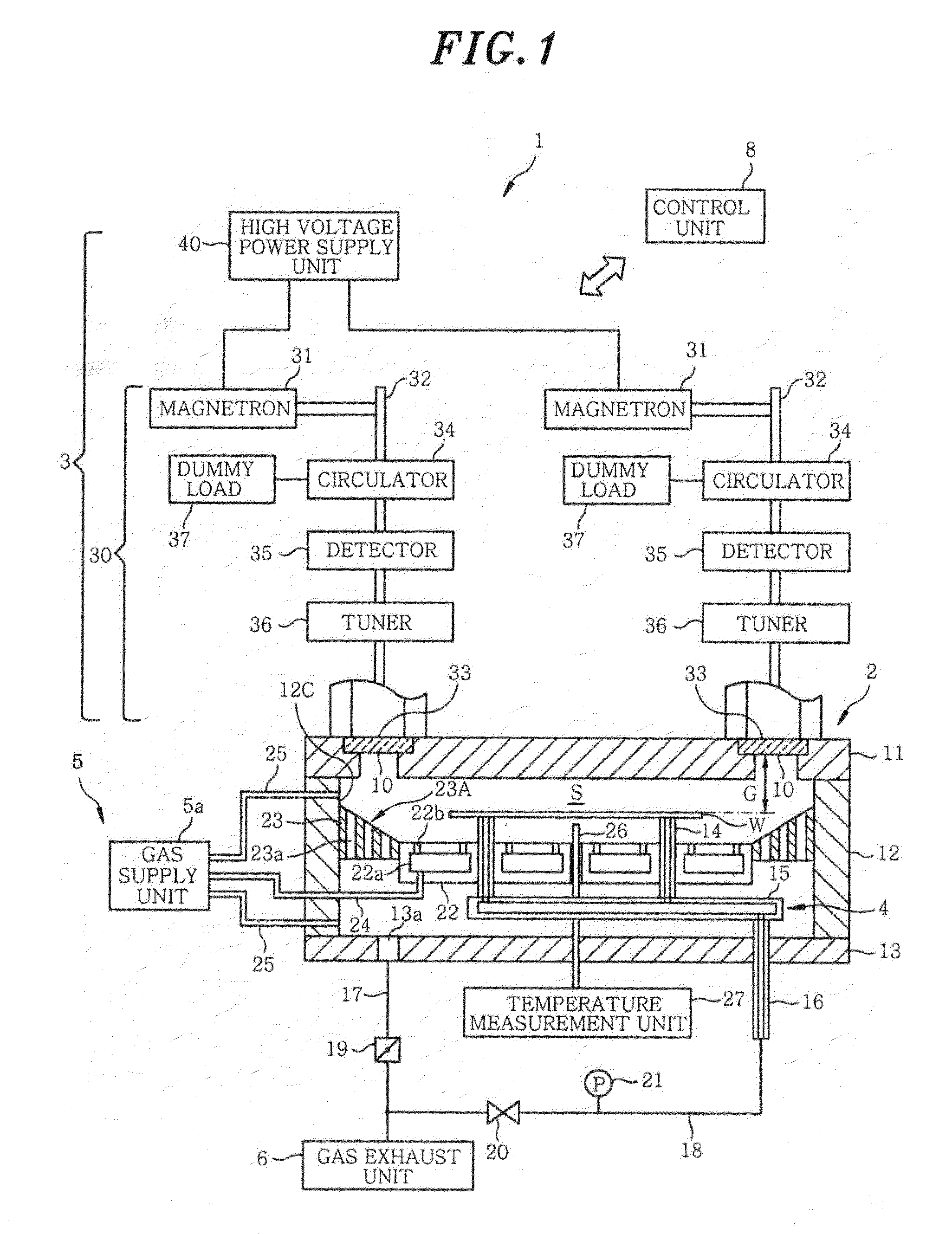 Microwave heating apparatus and processing method