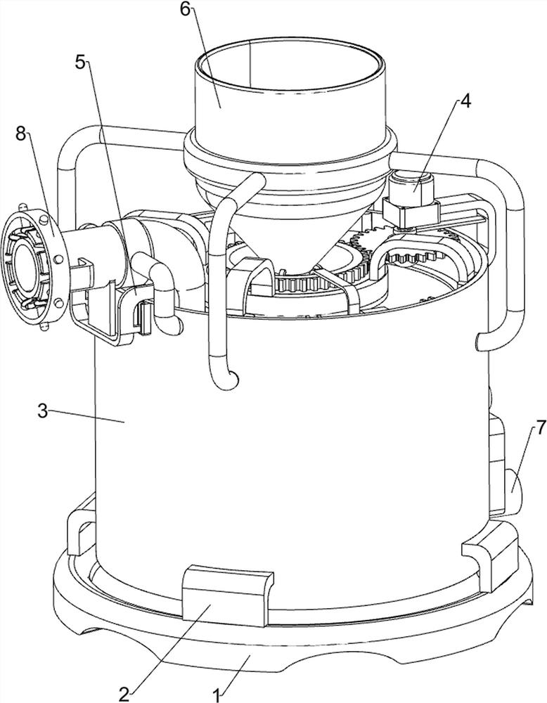 Proportioning and stirring equipment for blending chemical reagents