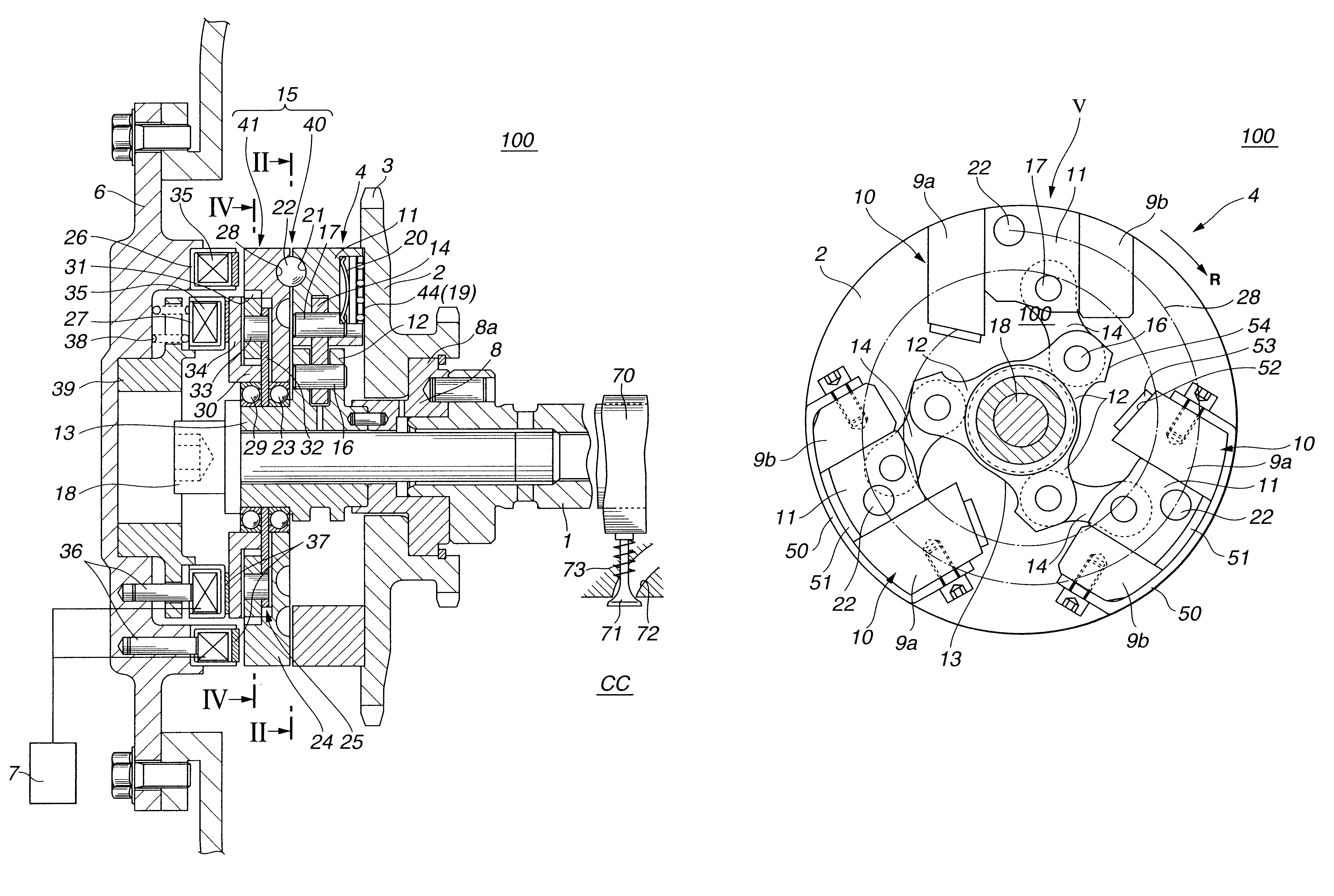 Valve timing control device of internal combustion engine