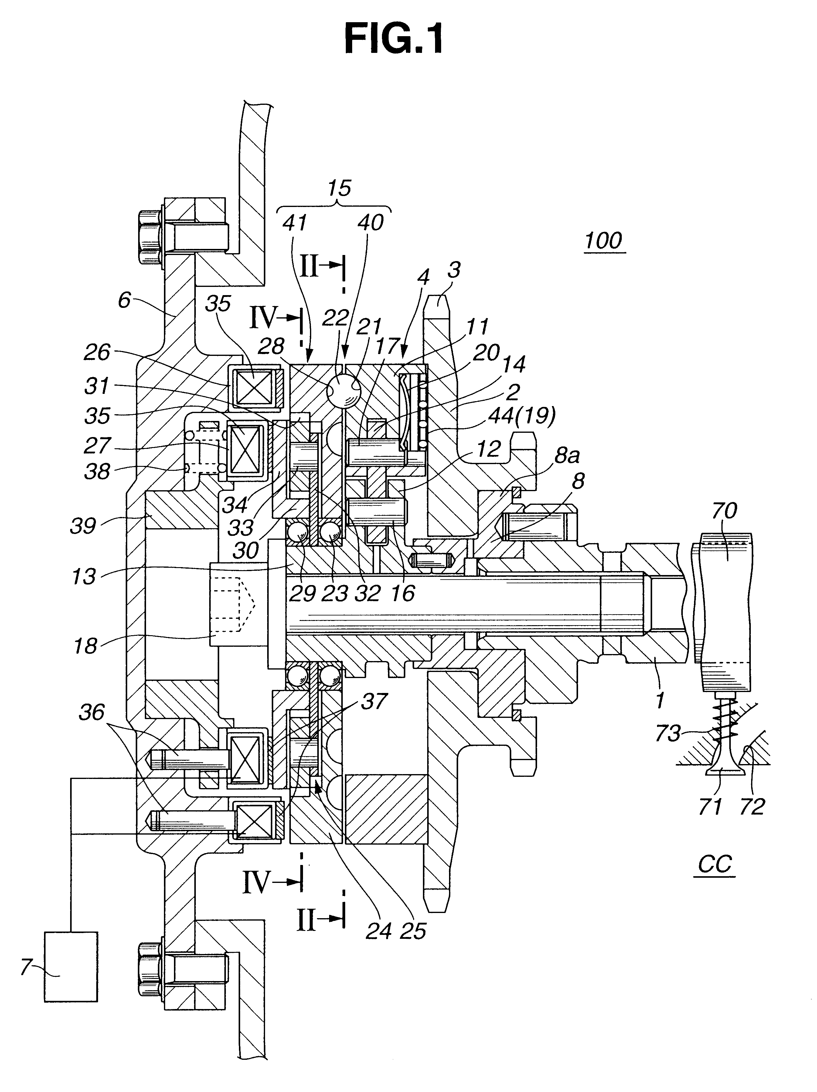 Valve timing control device of internal combustion engine