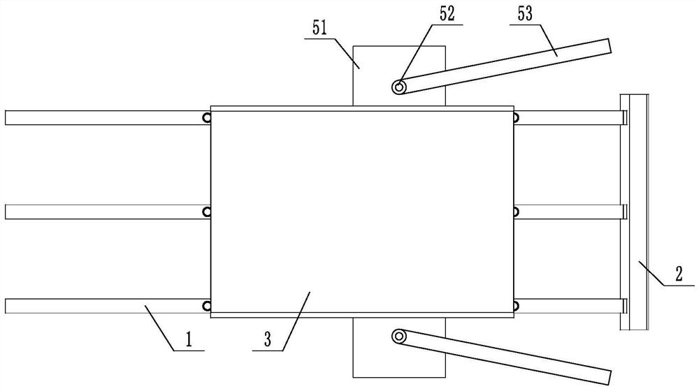 A limit type anti-deviation material box support