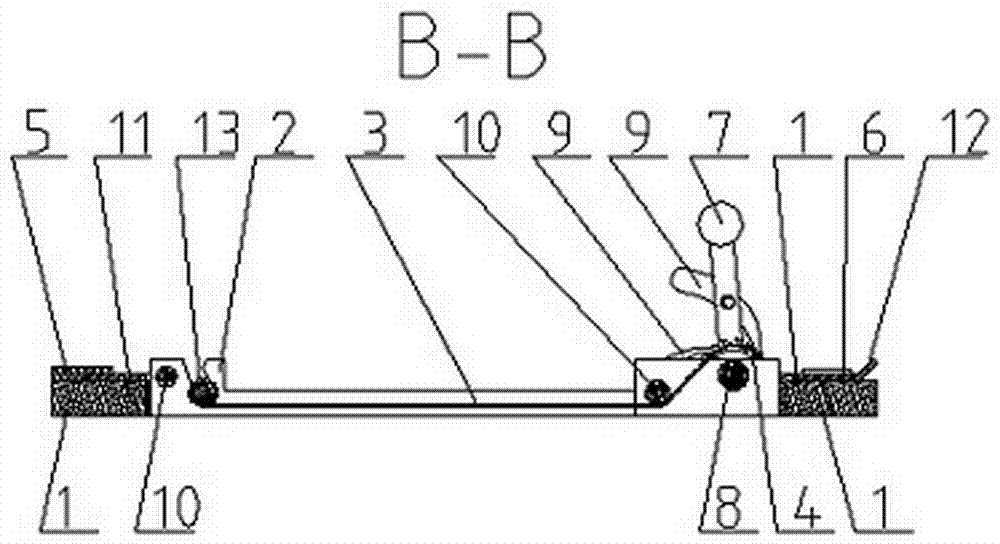 Ratchet wheel tensioned type tabouret