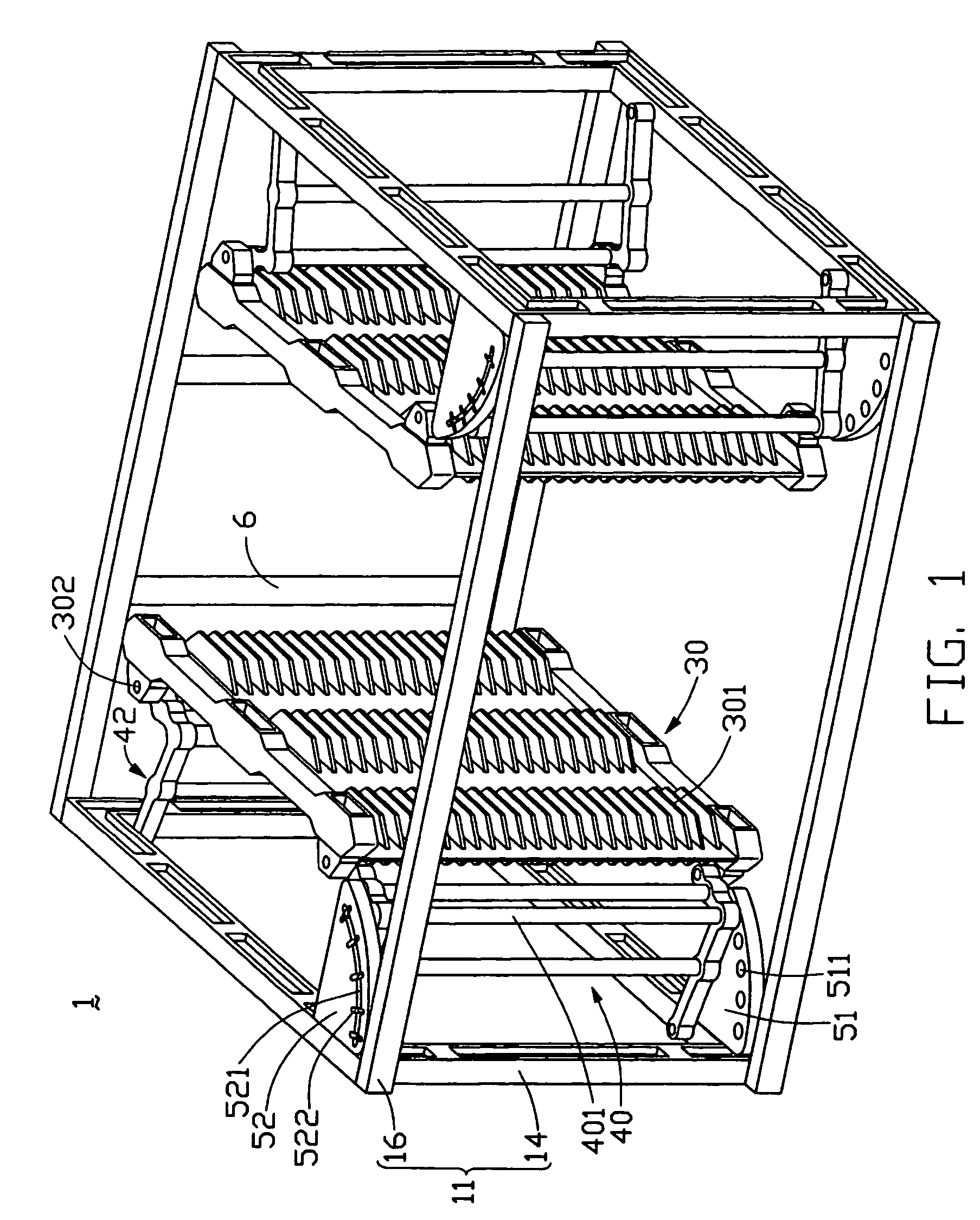 Adjustable cassette for substrates