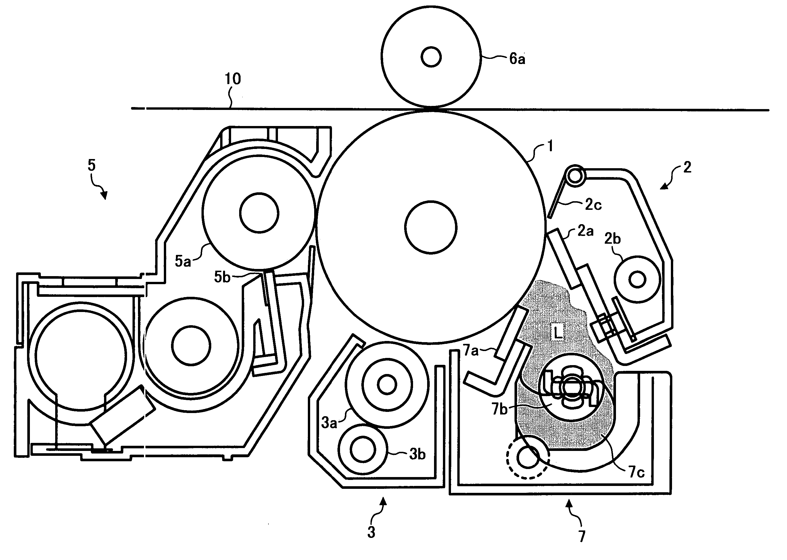 Method and apparatus for image forming capable of using minuscule spherical particles of toner, a process cartridge in use for the apparatus and a toner used in the image forming for obtaining an image with a high thin line reproducibility