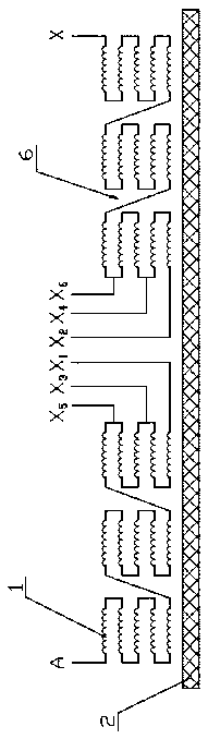 A continuous casting coil manufacturing method without spacers between cakes