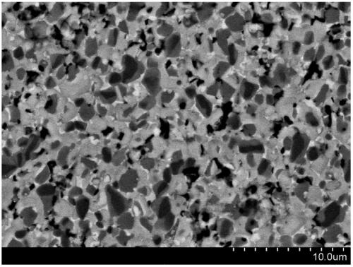 TiB2 whisker high-temperature strengthening and toughening Ti (C, N)-based metal ceramic material preparation method