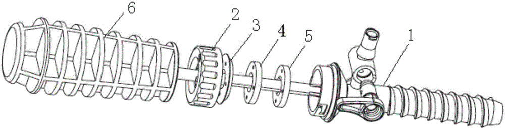 Operation sleeve tube and operation tool for arthroscopy