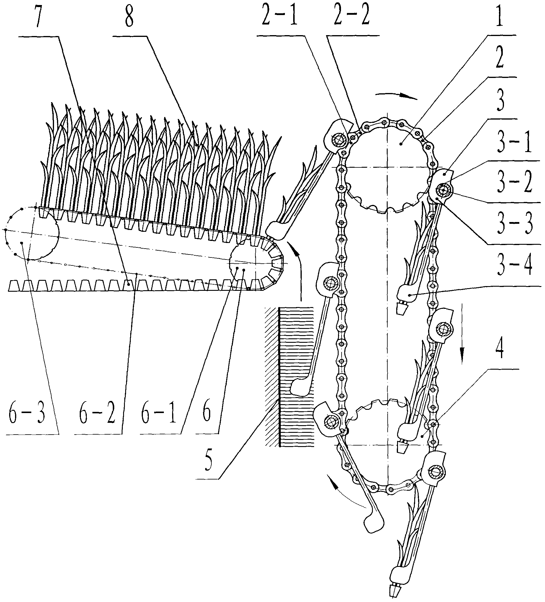 Pot seedling transplanter planting mechanism