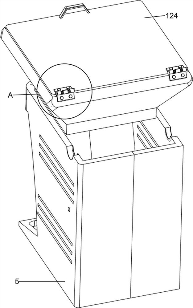 Extraction device for arsenic in copper smelting waste residues