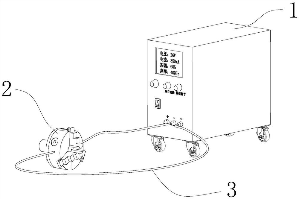 Pulse current auxiliary cutting machining system and machining method