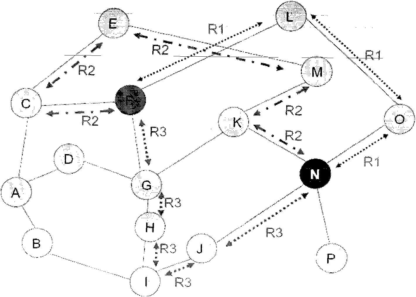 Stub network of Internet of things and seepage data transmission method thereof