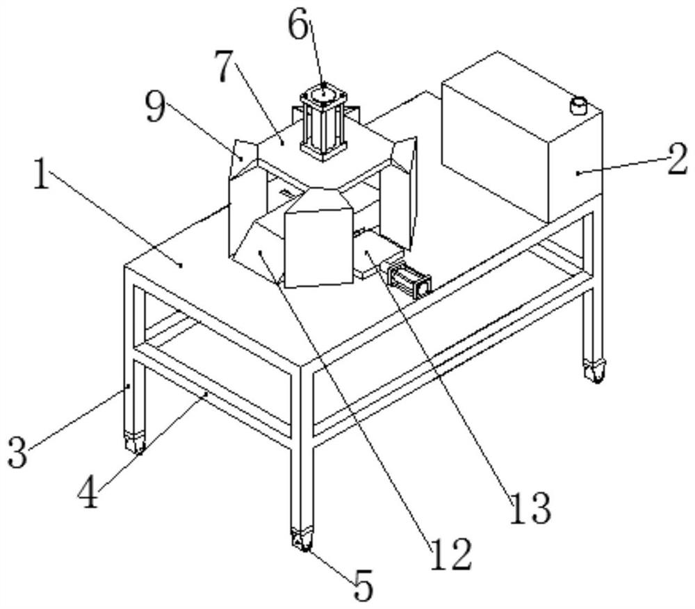 Extrusion device for machining mechanical parts