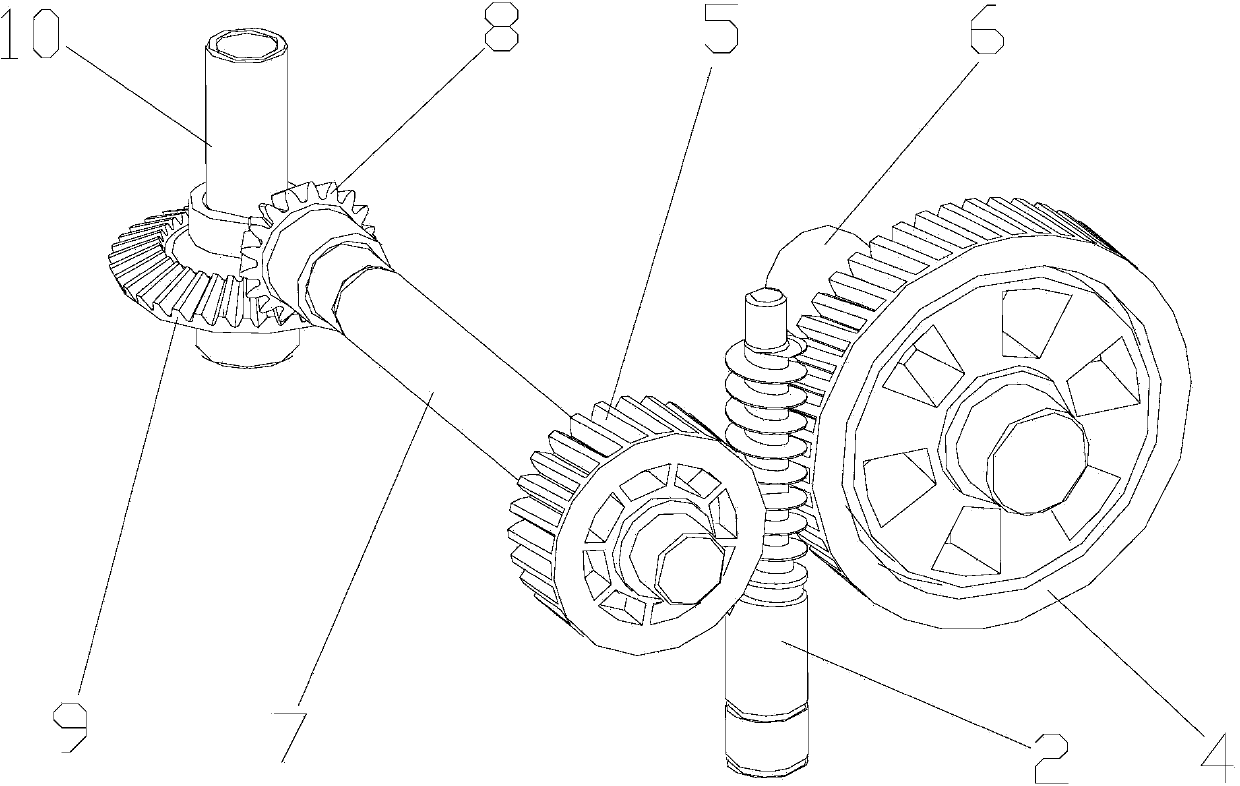 Food processing multifunctional DC (direct current) motor