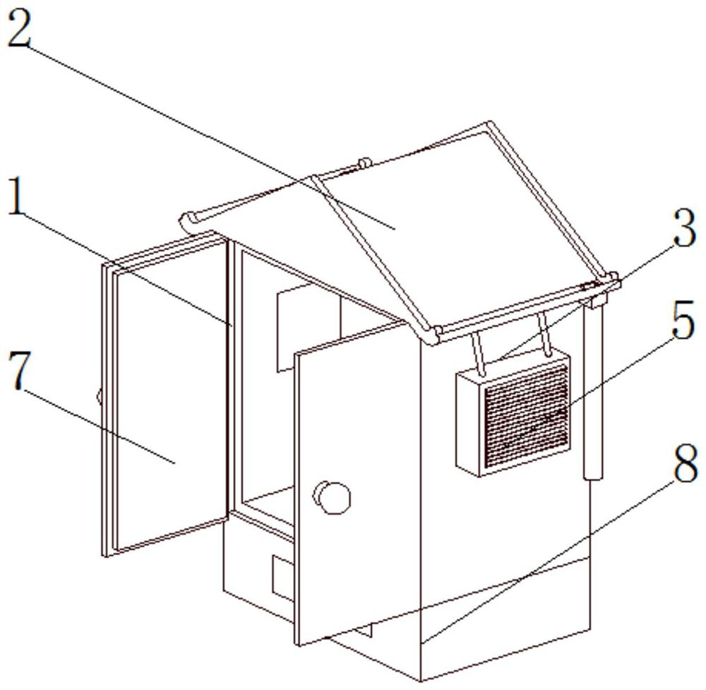 Electric appliance cabinet with heat dissipation function