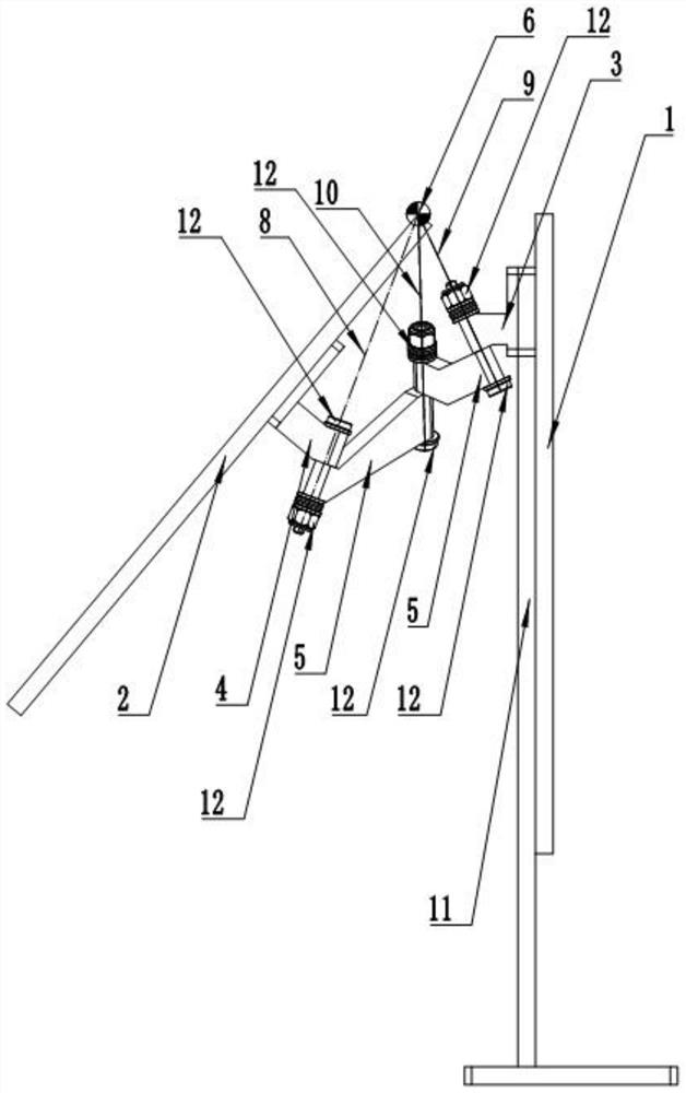 An electronic device with a multi-link hinge