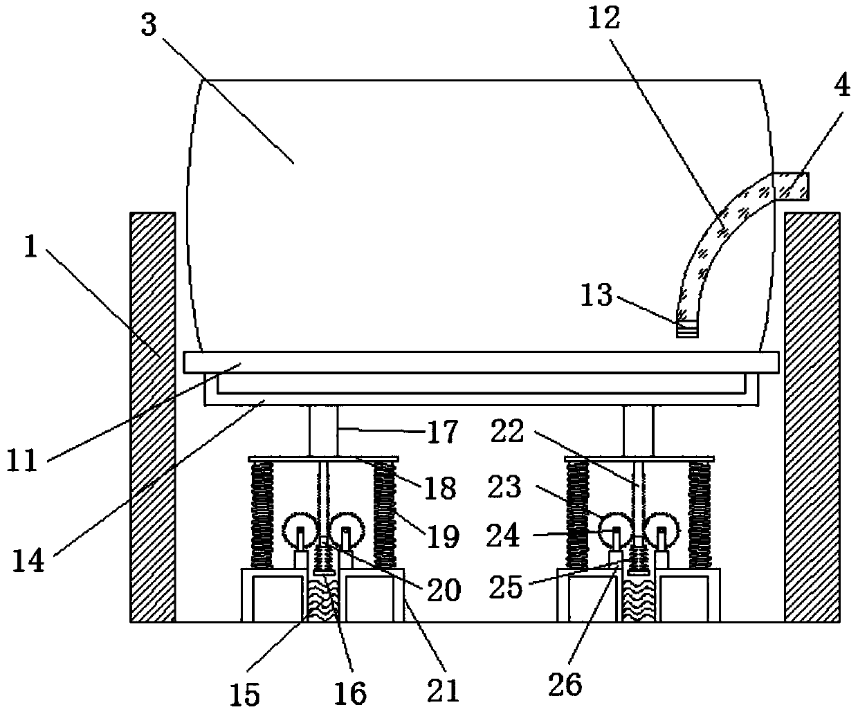 Drip irrigation device for planting of tea leaves