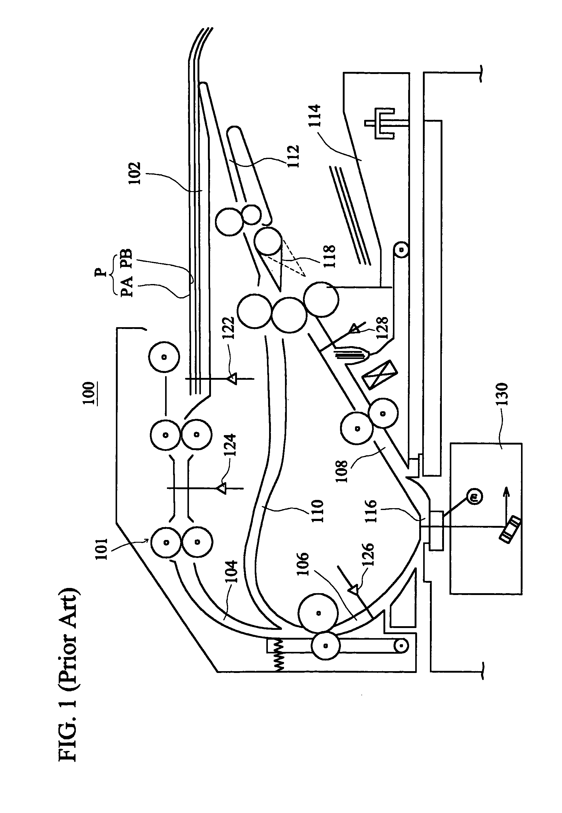 Duplex scan method of detecting document size