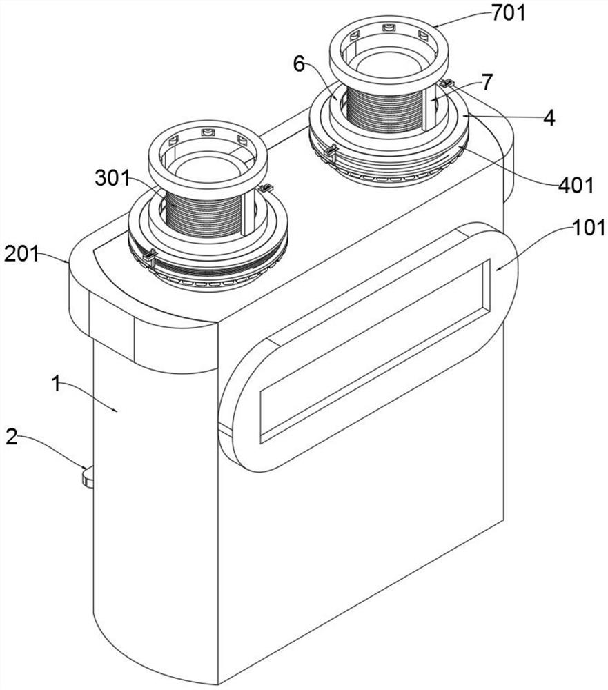 Meter connector welding structure of internet-of-things gas meter shell