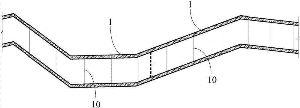 Socket-spigot deformation joint structure for underground utility tunnel, and construction method thereof