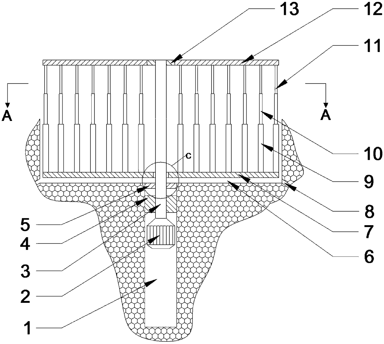 Lifting fence for municipal engineering