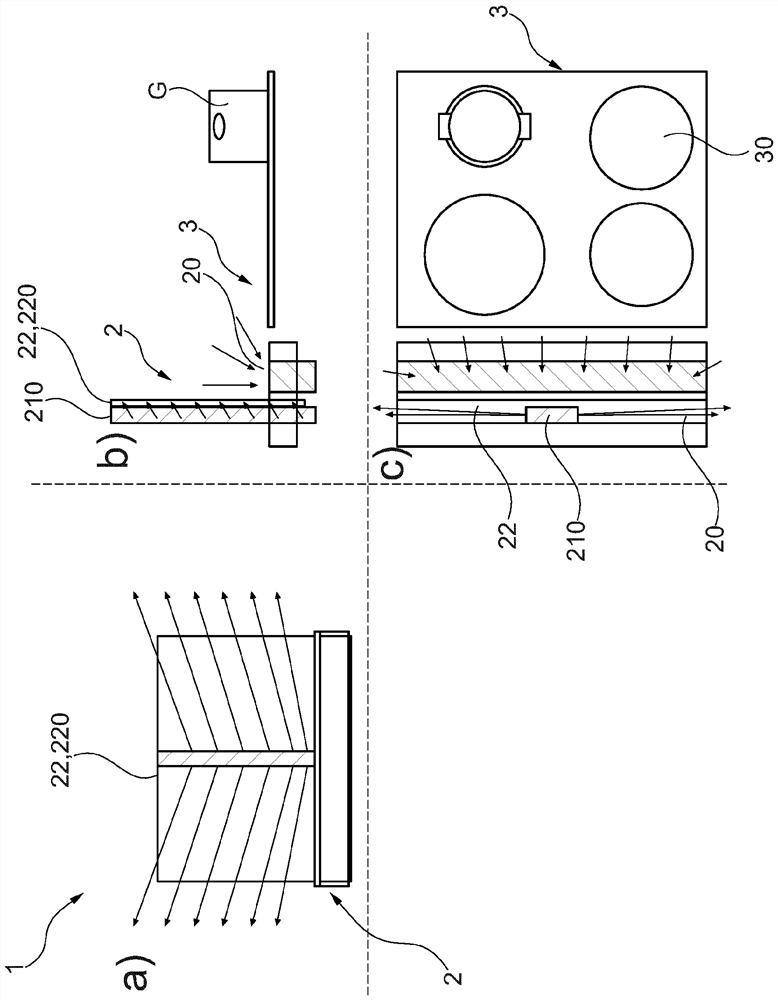 Steam extractor device, kitchen appliance having a hob section and a steam extractor device, and method for operating a steam extractor device