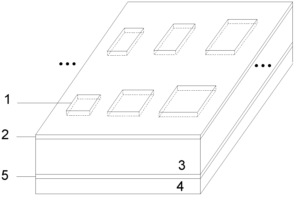 Miniature spectrograph with diffraction hole array structure and high resolution spectrum reconstruction method thereof