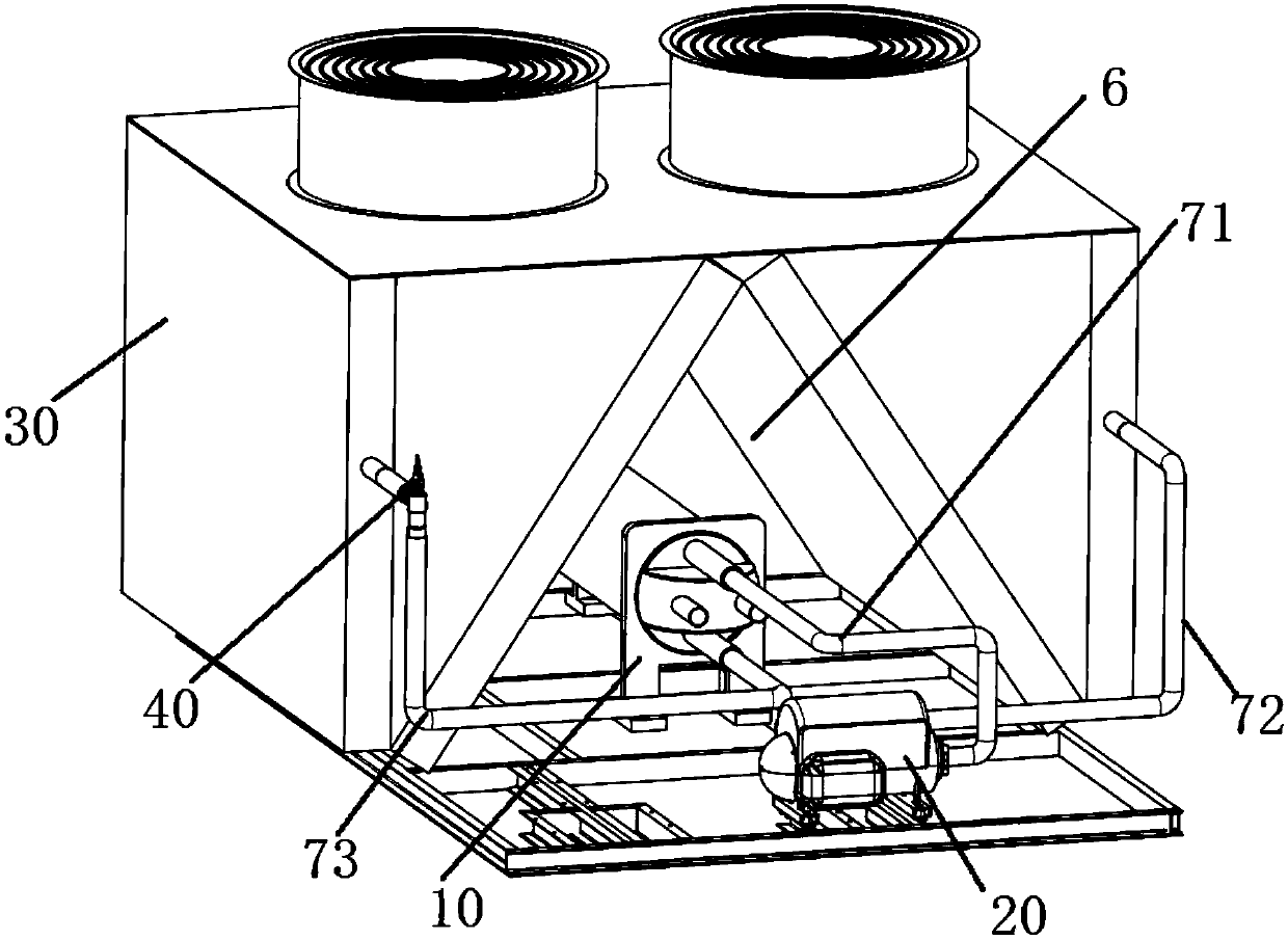 Evaporator and refrigeration system