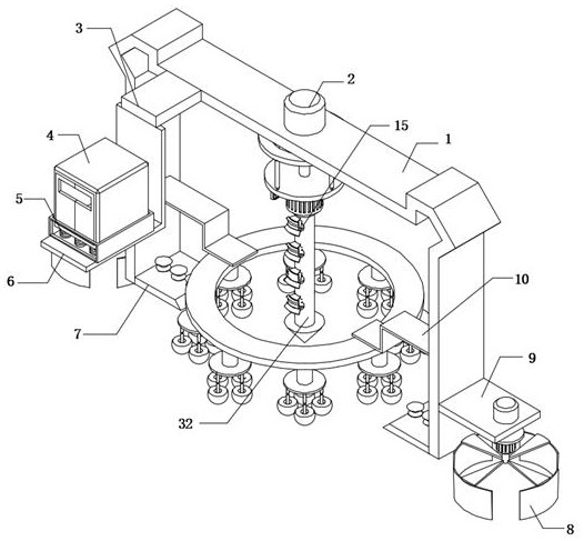 Detection device based on foundation and detection method thereof