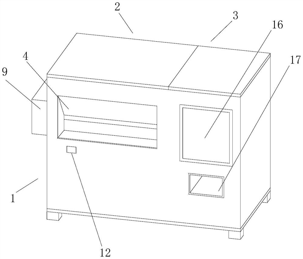 Waste paper recovery device capable of exchanging fruits and vegetables and using method thereof