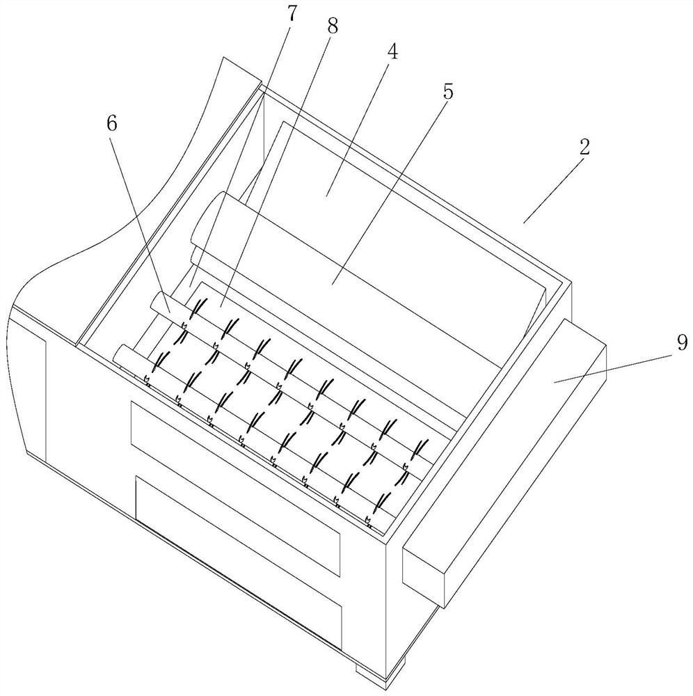 Waste paper recovery device capable of exchanging fruits and vegetables and using method thereof