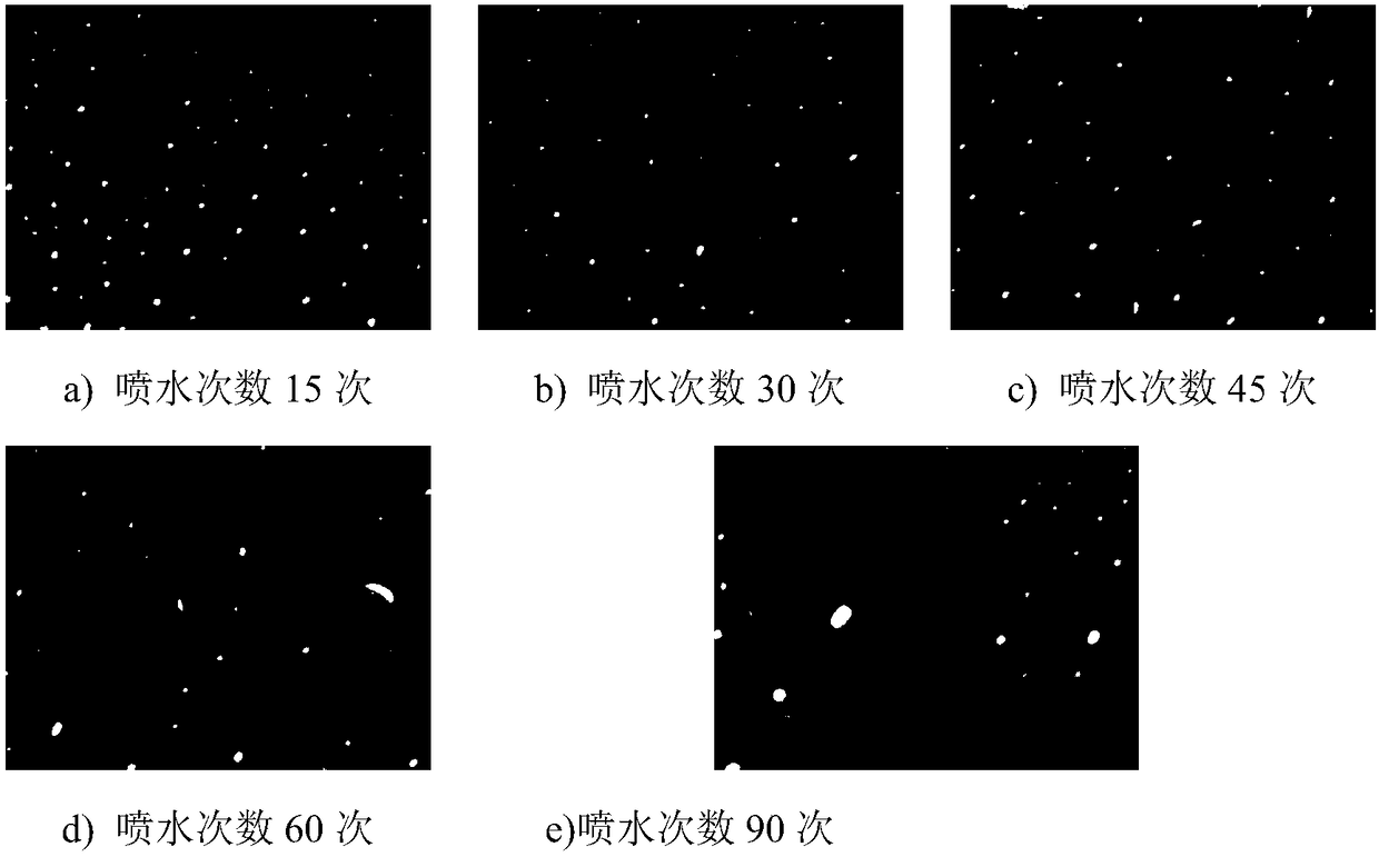 Optimized composite insulator spraying grading method