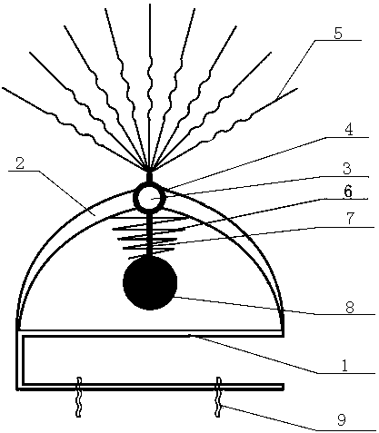 Pneumatic anti-bird thorn