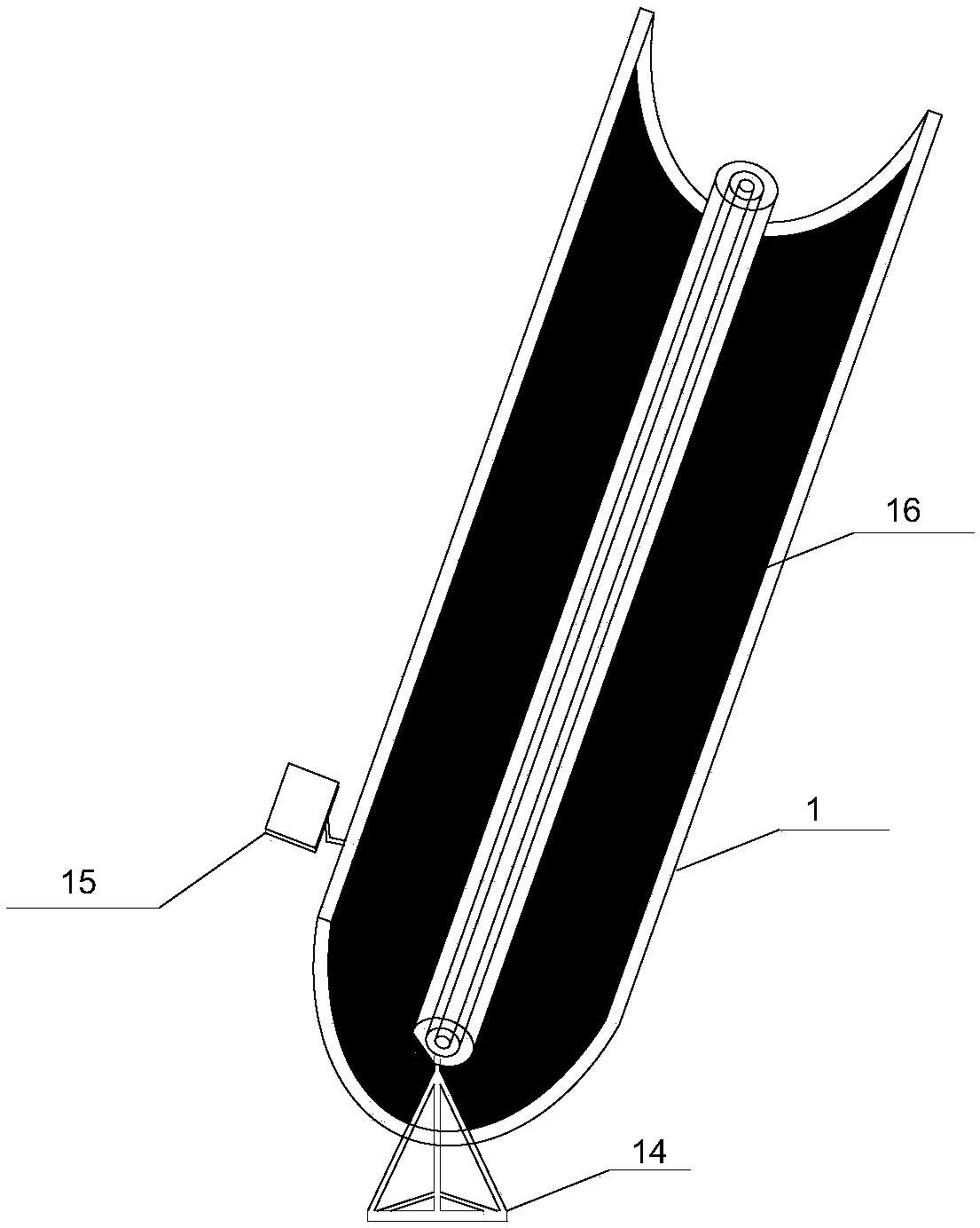 Nanofluid direct absorption solar steam generating device and method