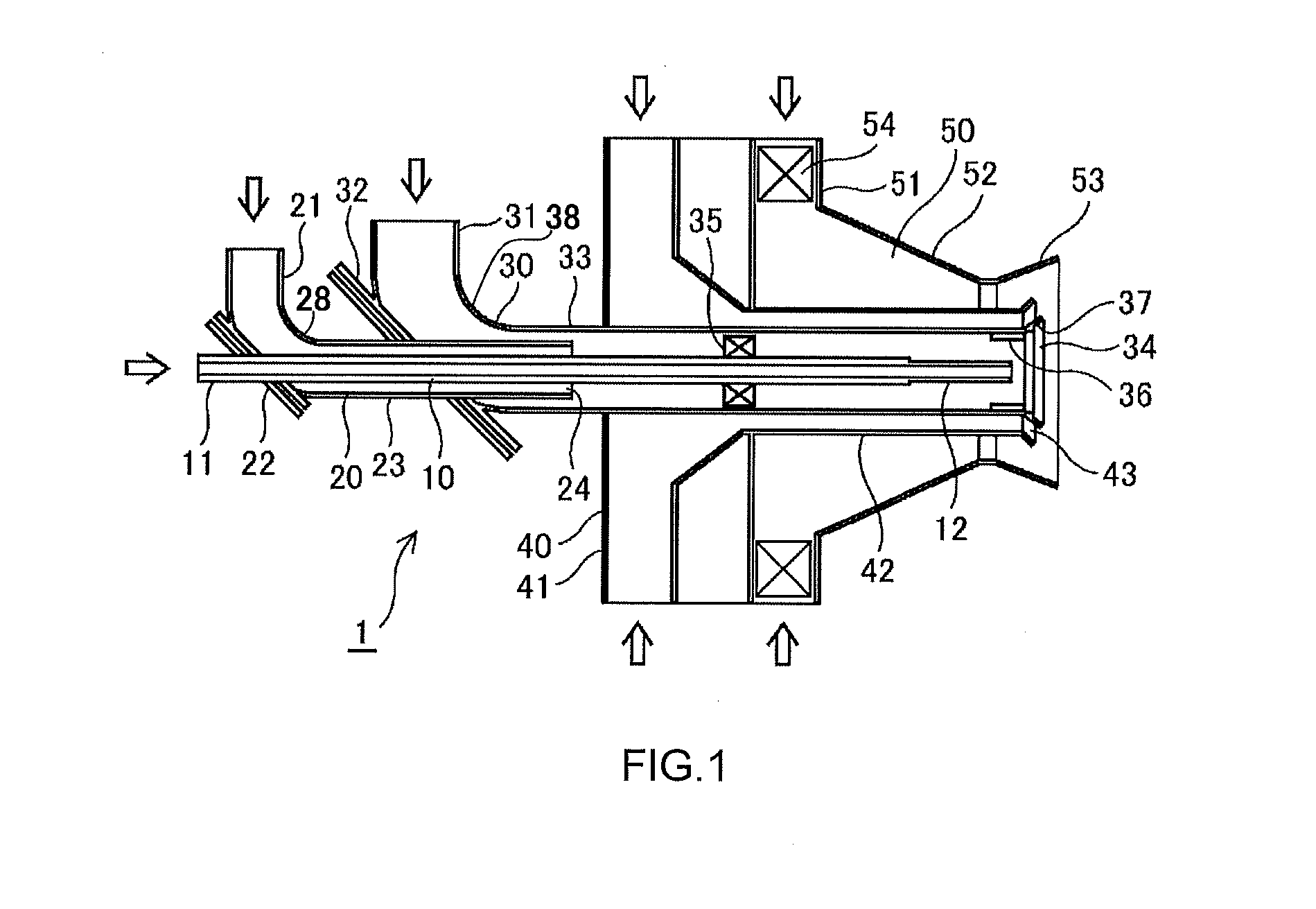 Biomass-mixed, pulverized coal-fired burner and fuel combustion method