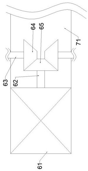 Limewater spraying device for forests