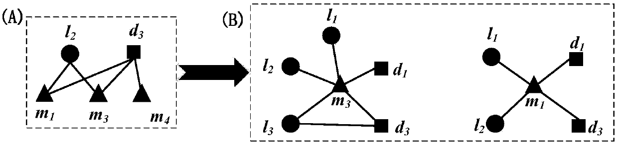 LncRNA and disease association relationship prediction method and system based on Naive Bayes