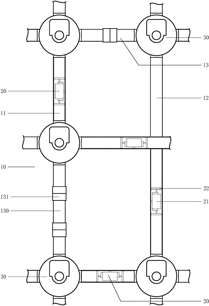 Pipeline article conveying device