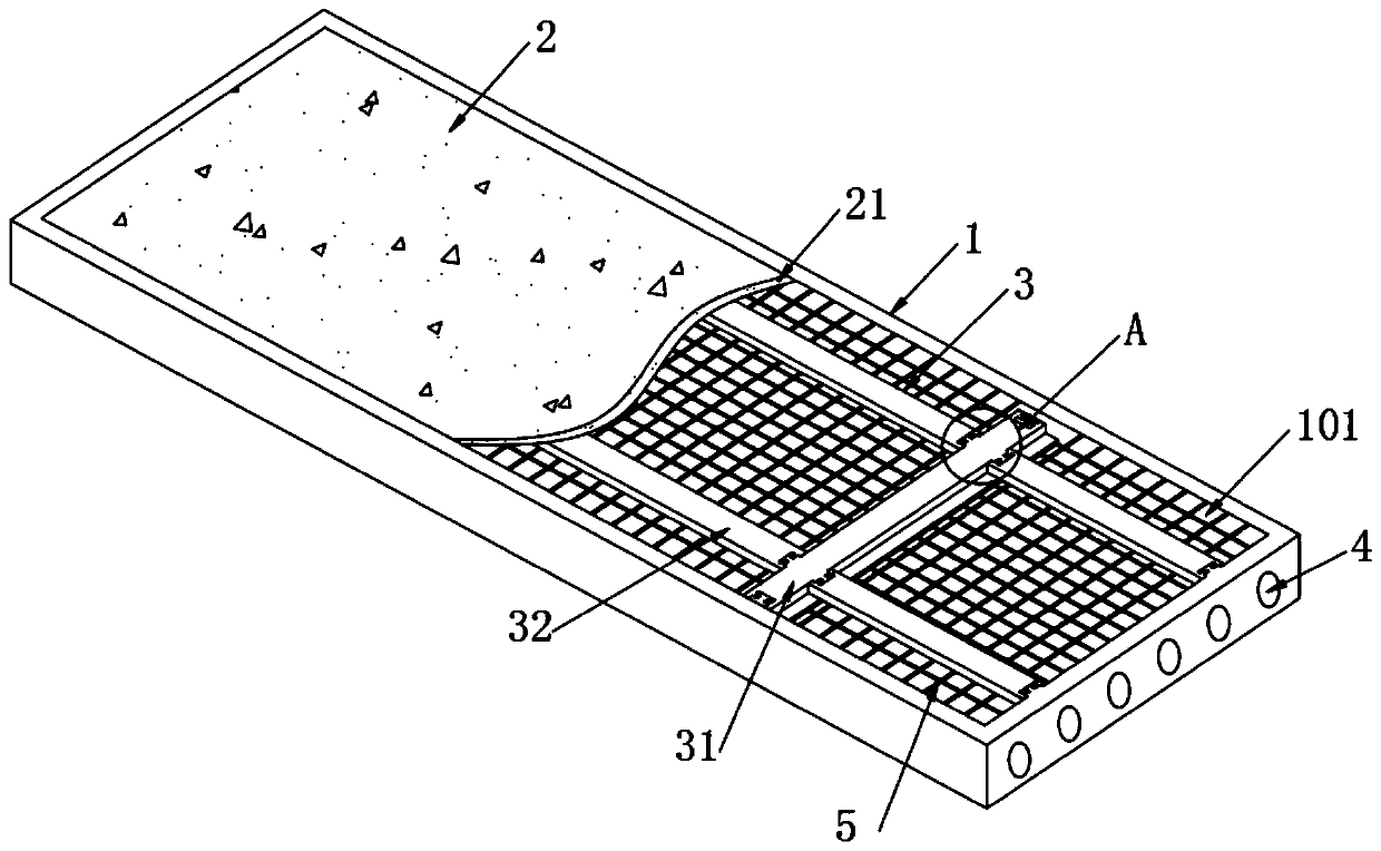 Light-weight high-strength prefabricated slab for building