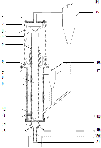 Biomass and coal fluidized bed co-gasification method