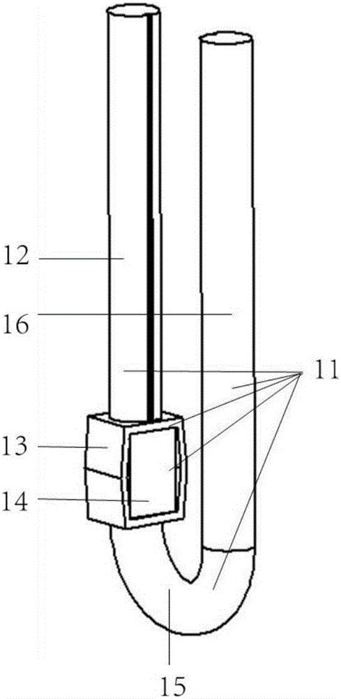 U-shaped stepping piezoelectric actuator and method based on double-clamping-plate outage locking mechanism