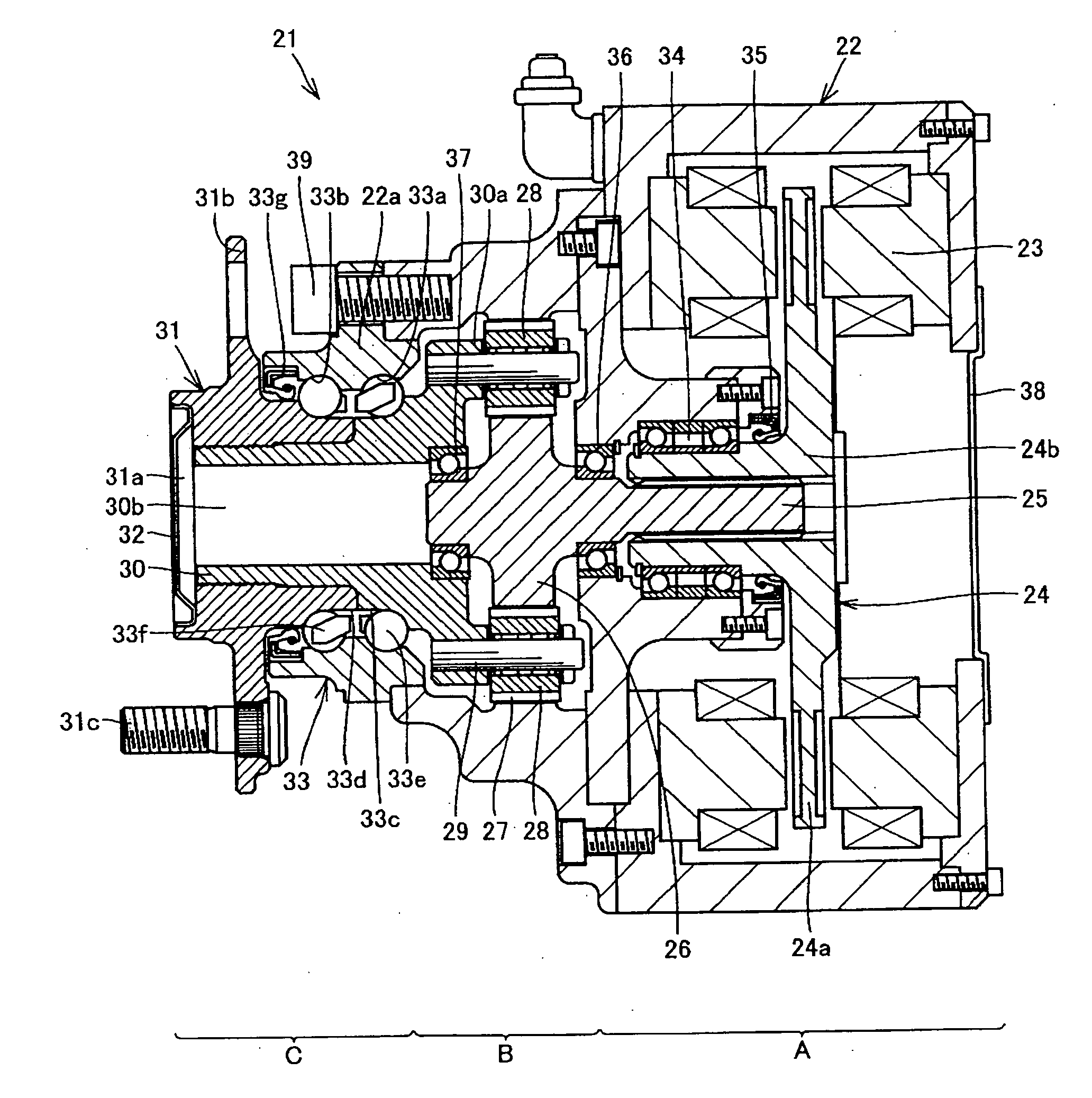 In-Wheel Motor Drive Unit