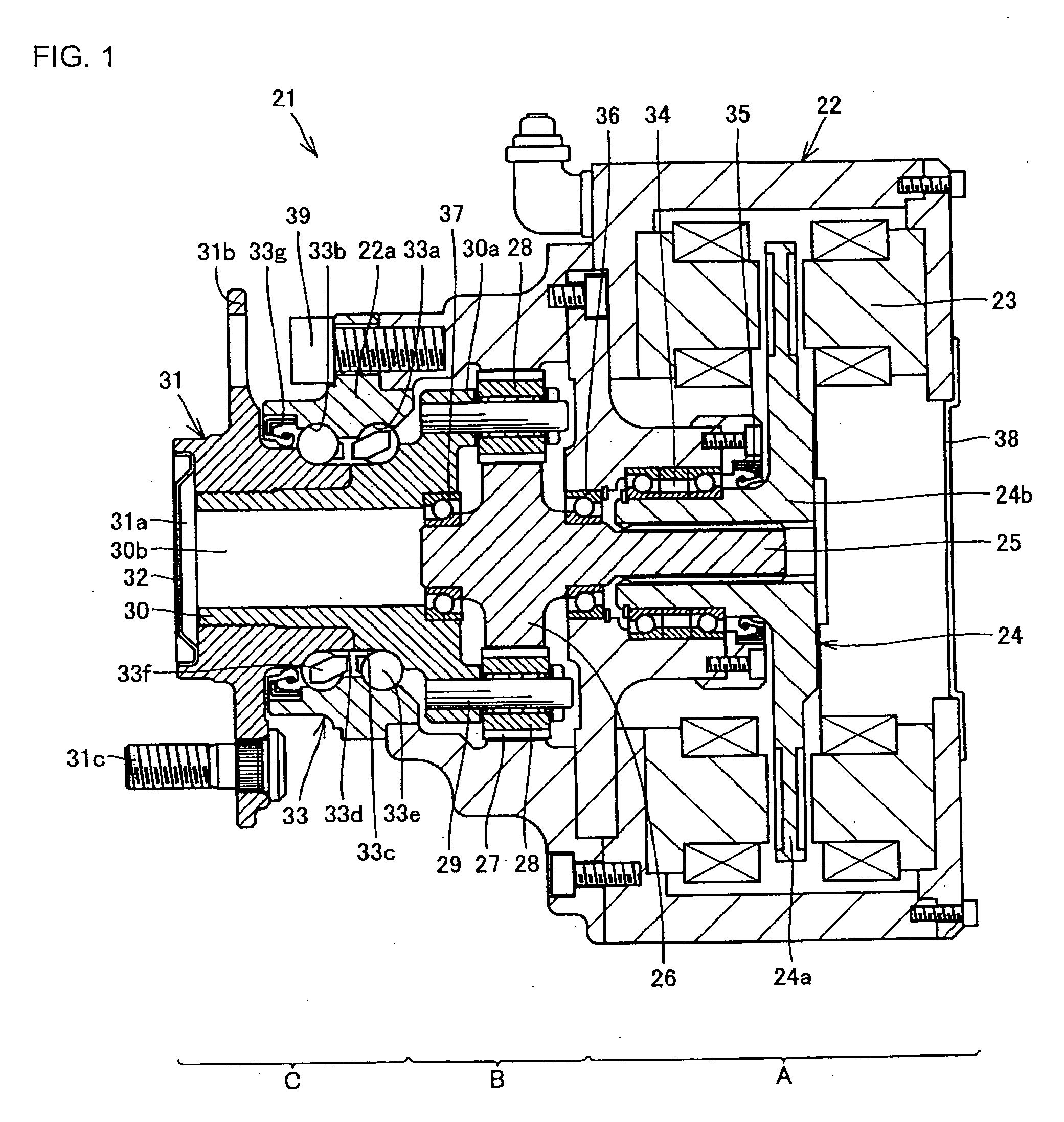 In-Wheel Motor Drive Unit