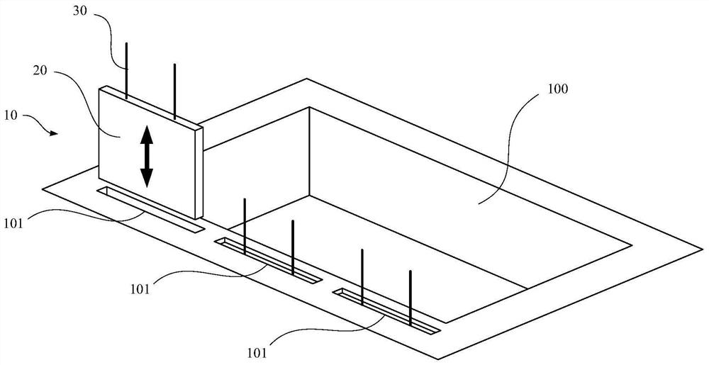 Gate rope positioning tooling