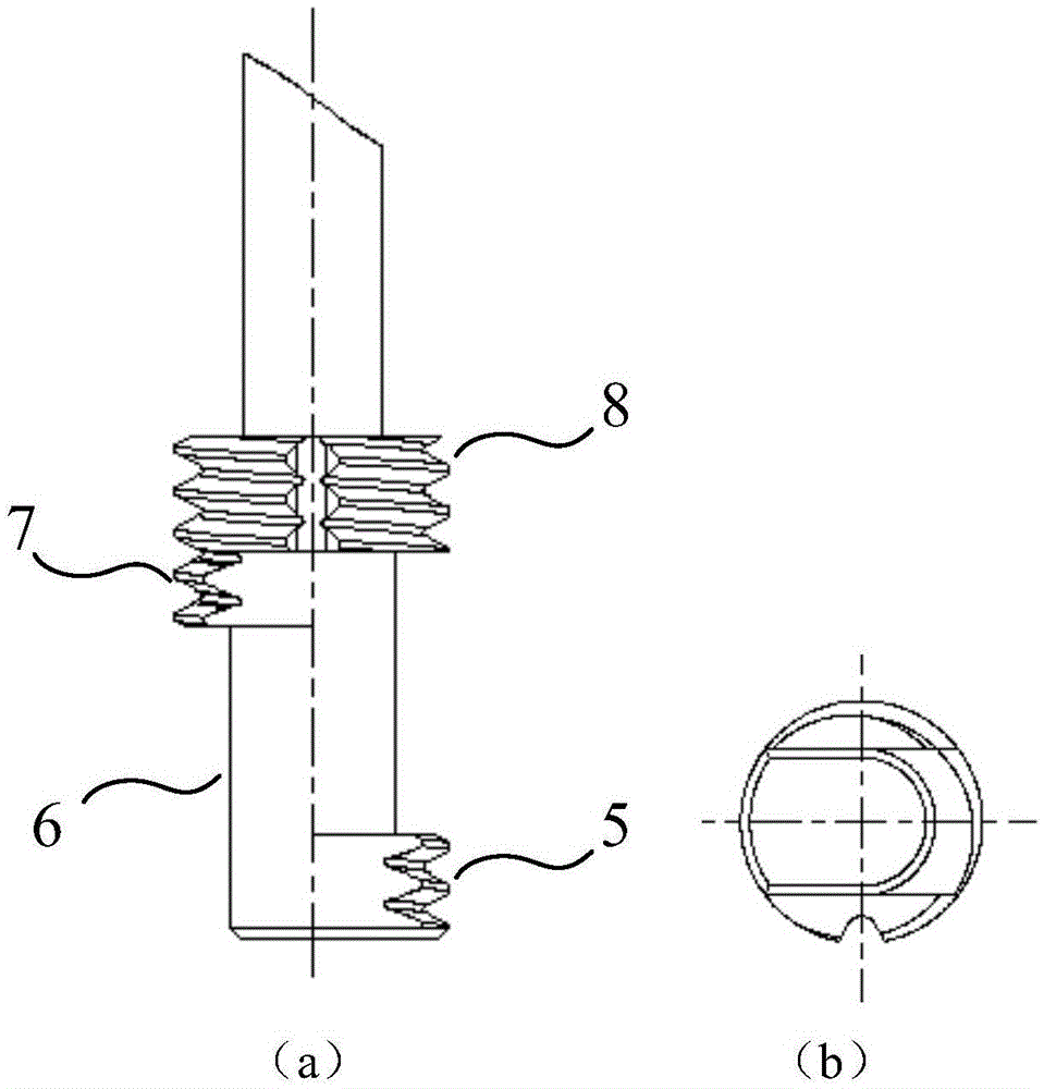 Composite threaded gauge achieving rapid detection