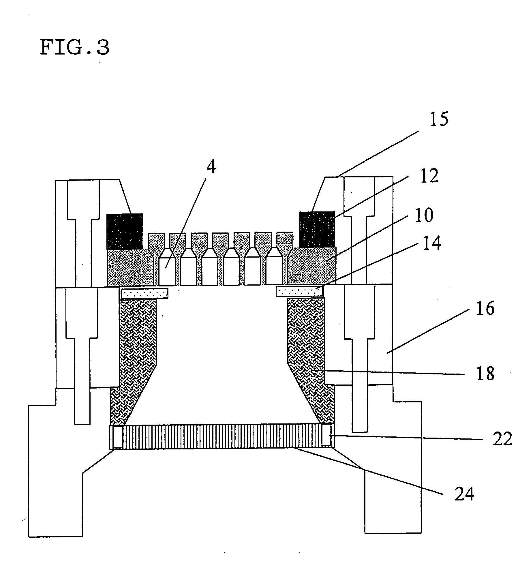 Honeycomb forming ferrule and jig for honeycomb forming ferrule using the ferrule