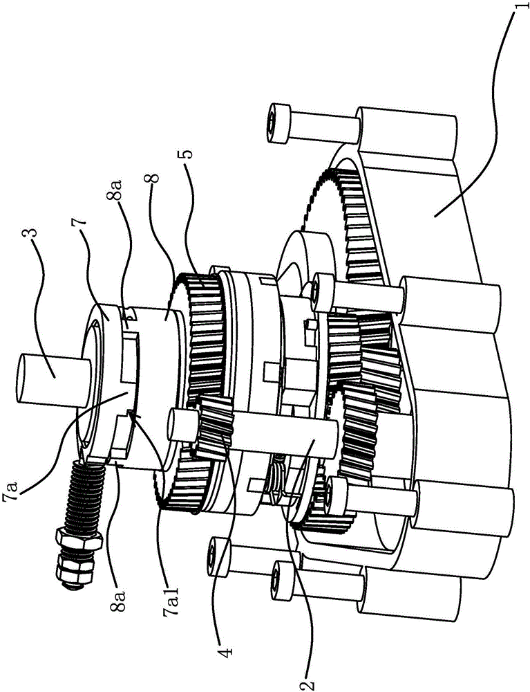 Bidirectional automatic variable-speed motor transmission device