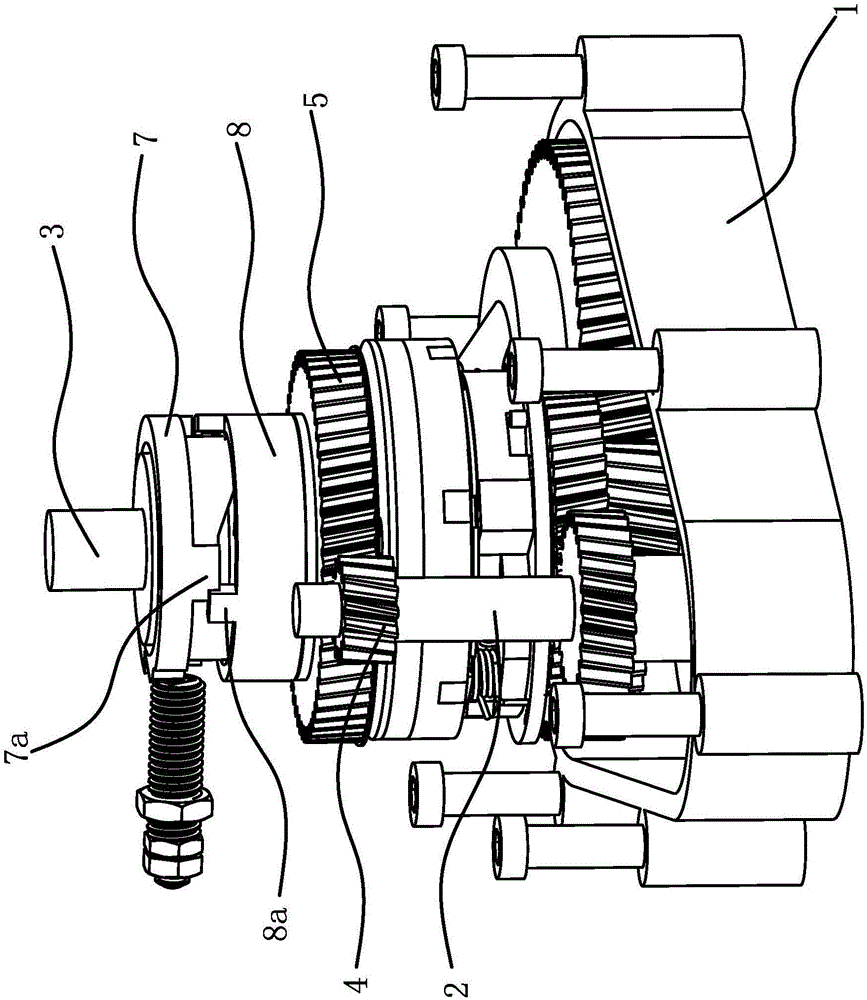 Bidirectional automatic variable-speed motor transmission device