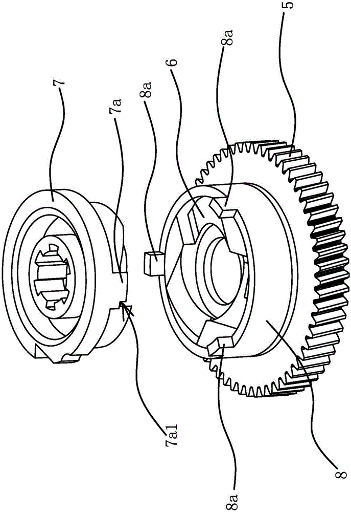 Bidirectional automatic variable-speed motor transmission device