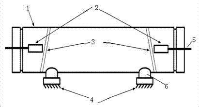 Optical fiber sensor network for multicomponent gases